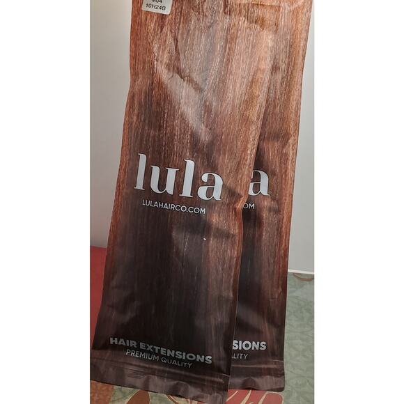 Lula Hair Extensions 14 Inch M02 14 Redish Brown 10H24B Premium Unopened Set/2 main image 5